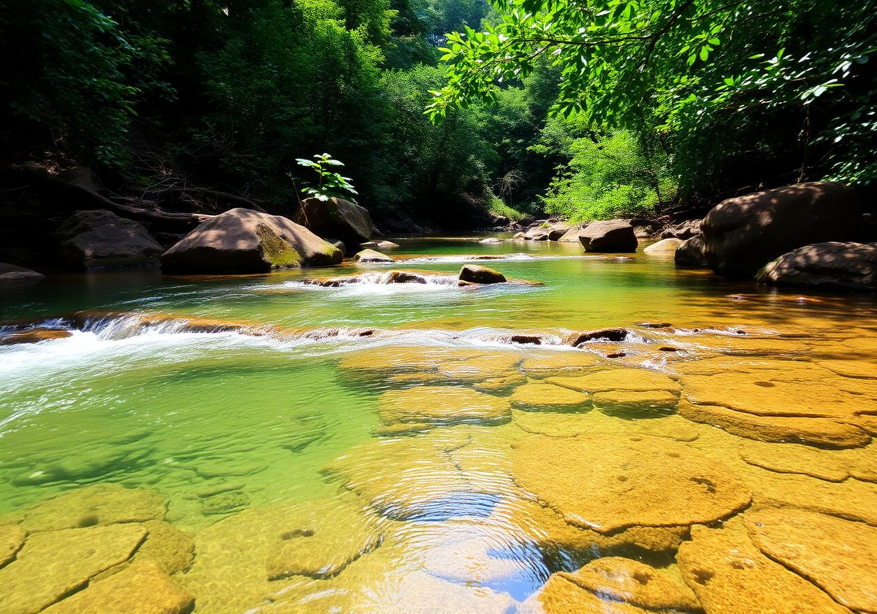 Protected freshwater stream